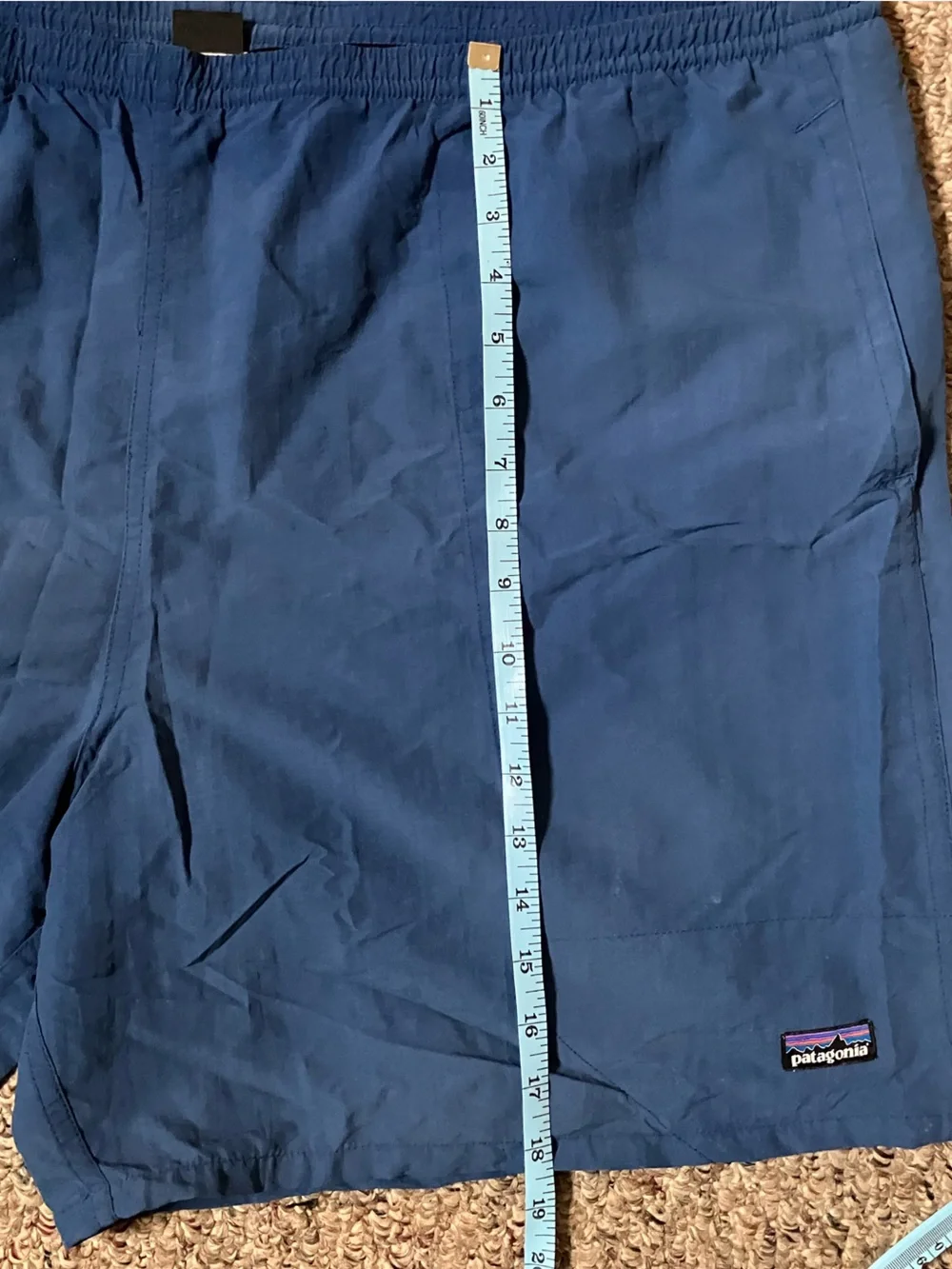 Patagonia Baggies Lined Swim Shorts Pocket Drawstring Mens XXL *READ Elastic Dry